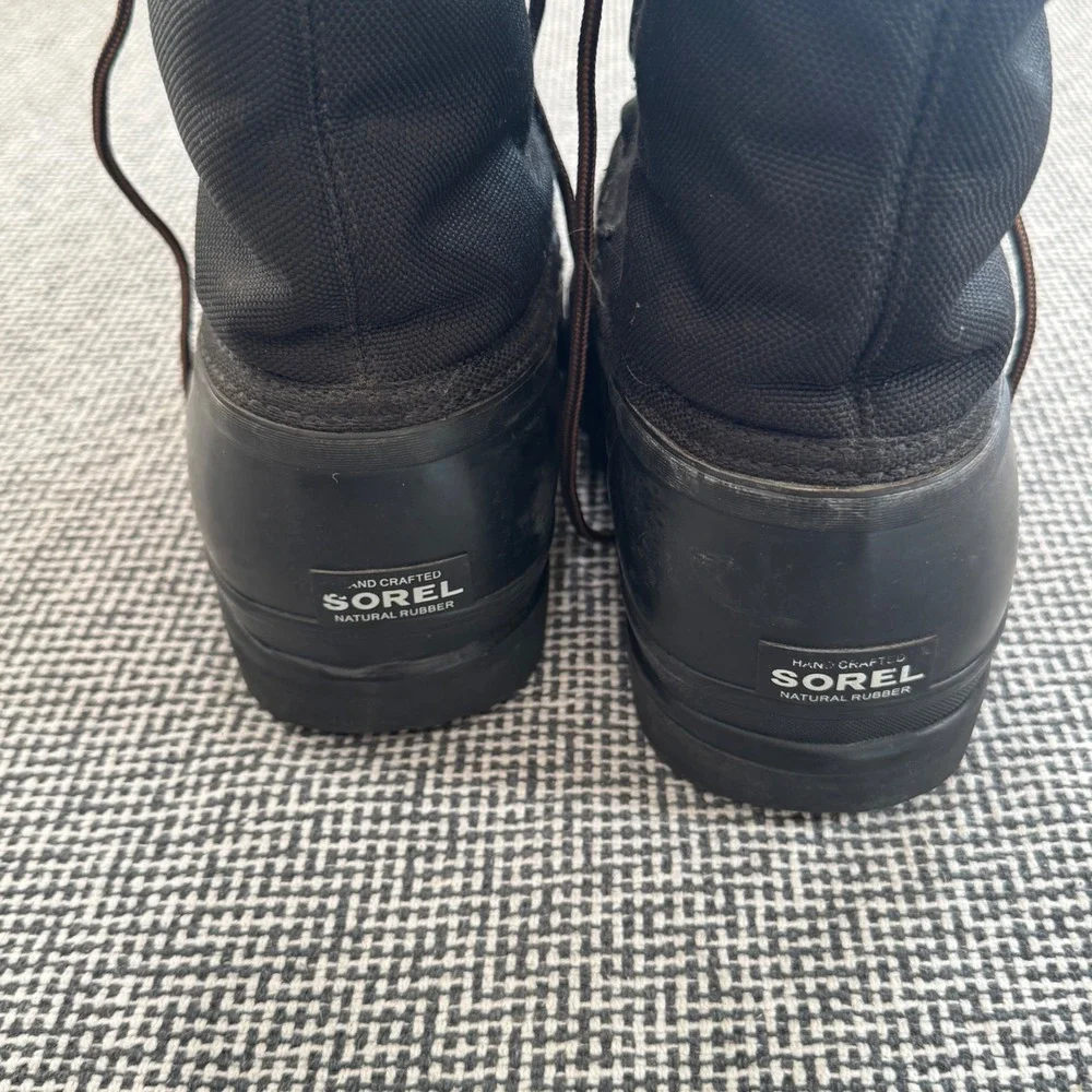 Sorel Kids Cumberland Black Waterproof Insulated Heavy Duty Winter Snow Boots 2Y